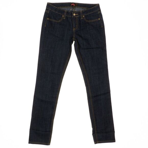 Forever 21 Slim Leg Jeans Size 28 Womens Blue Denim Stretch Measures 30 x 31.5 - Picture 1 of 10